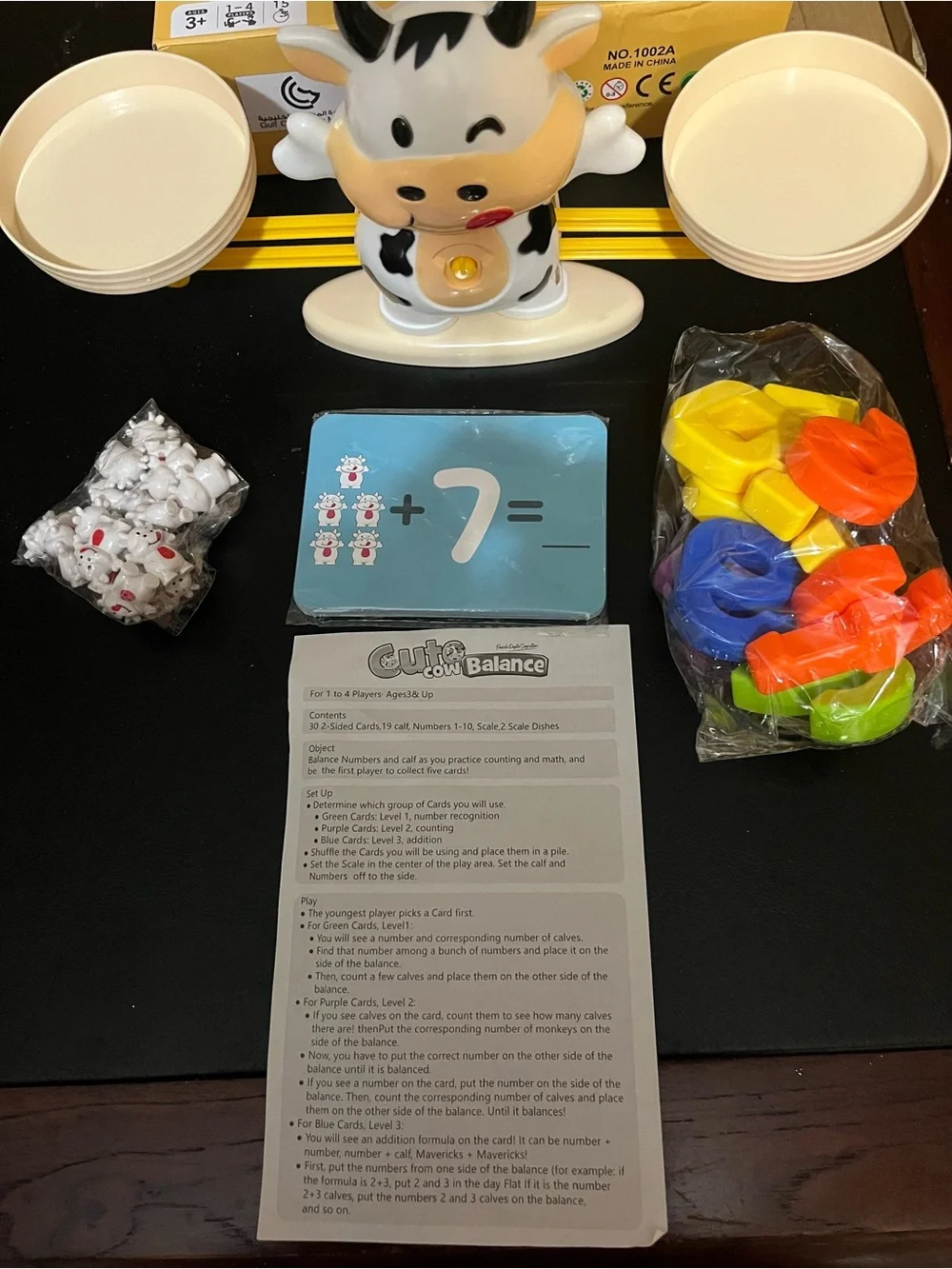 Cute Cow Balance Game by